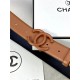 Chanel BELT Calfskin 30MM 2-1102 Brown 2022 High