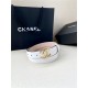 Chanel BELT Calfskin Gold/Silver Metal & Strass 30MM 2-1027 Red 2022 High