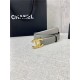 Chanel BELT Calfskin Gold/Silver Metal 30MM 2-1011 Grey 2022 High