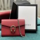 DIONYSUS MINI CHAIN WALLET 401231 Leather Red High