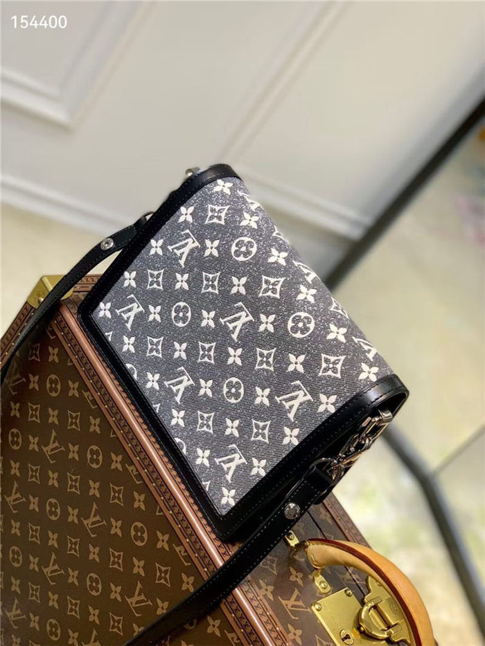 Louis Vuitton DAUPHINE MM BAG Denim textile jacquard M21458 High