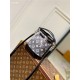 Louis Vuitton NANO NOÉ Denim textile jacquard M46449 High