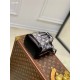 Louis Vuitton NANO NOÉ Denim textile jacquard M46449 High