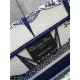 SMALL Dior BOOK TOTE Dior Rêve d'Infini Embroidery Blue High