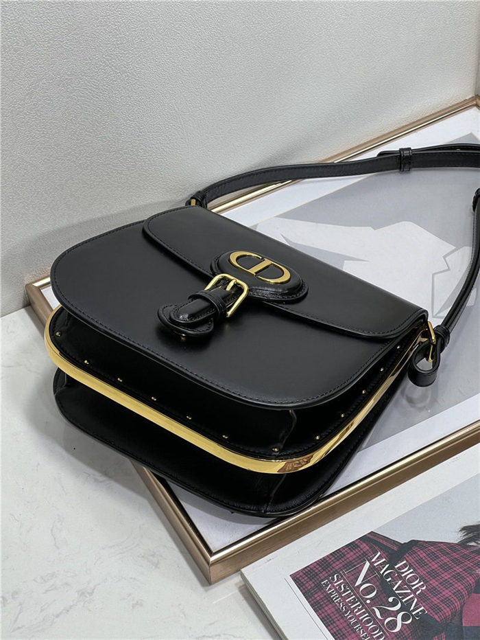 DIOR BOBBY FRAME BAG Box Calfskin Black High