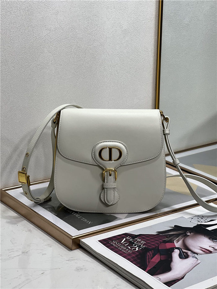 DIOR BOBBY FRAME BAG Box Calfskin Latte High