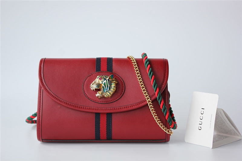 Ophidia flap bag 570145 Leather Red High