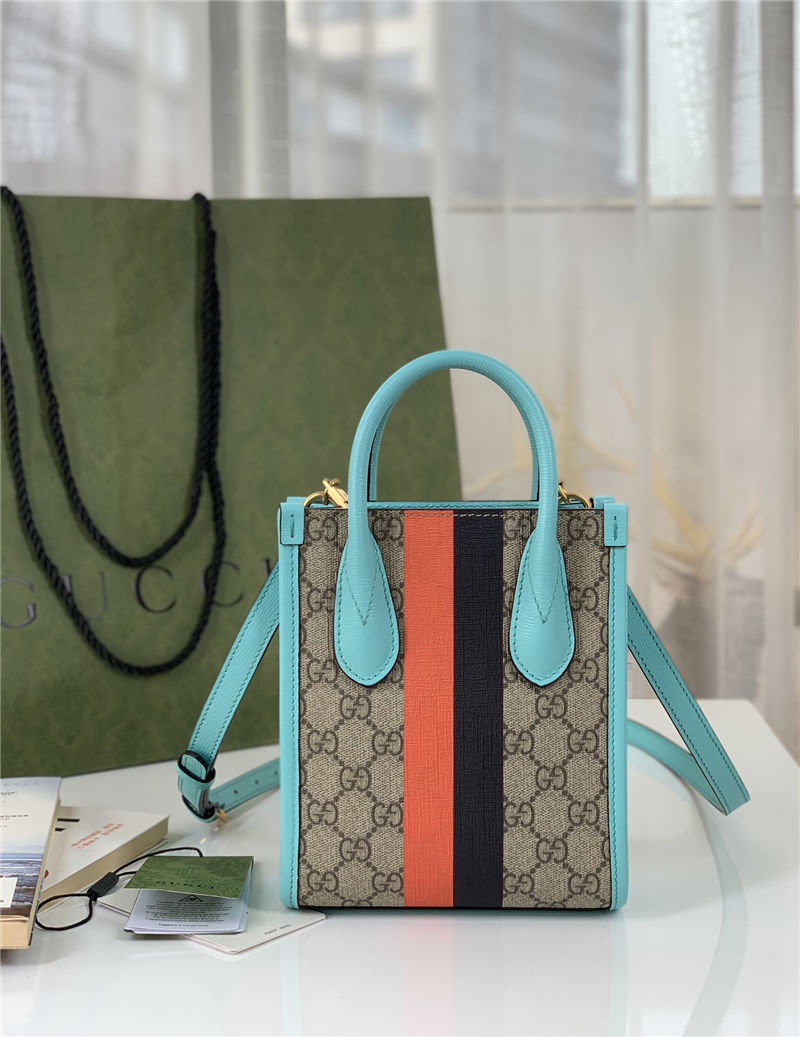 Gucci Mini tote bag with Interlocking G 671623 Tiger High