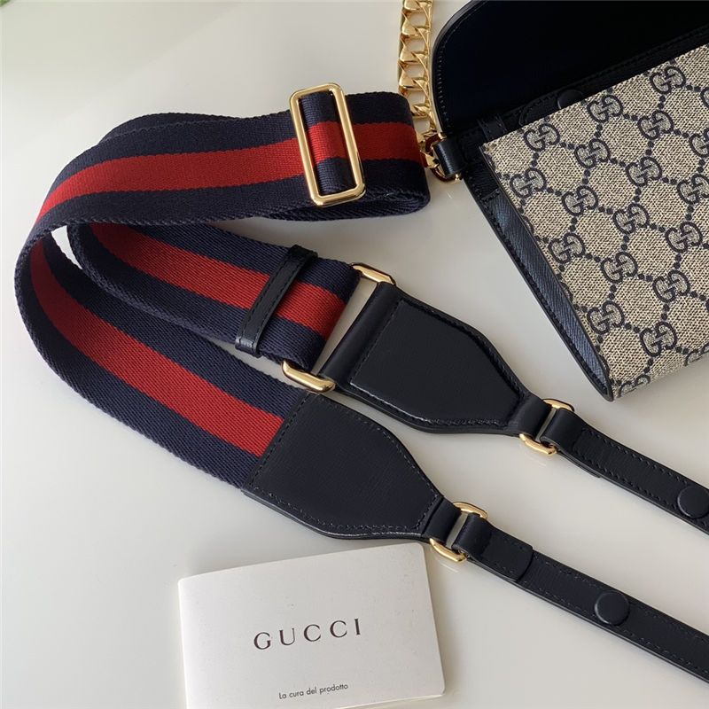 Gucci Horsebit 1955 mini bag 724713 GG Supreme canvas High