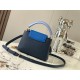 Louis Vuitton Capucines Mini Bag Taurillon Leather M20845 Blue High