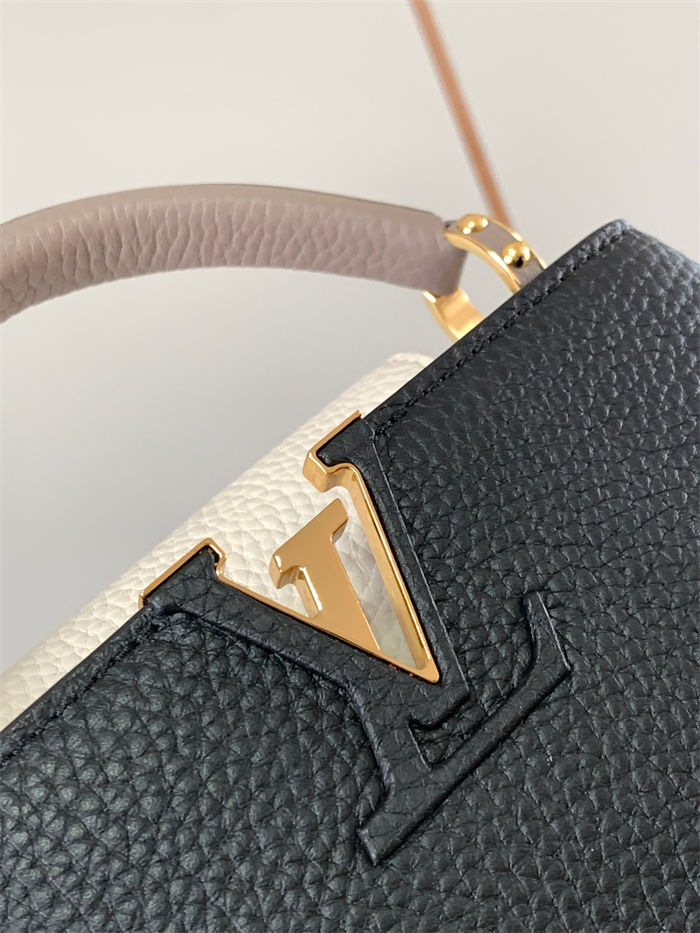 Louis Vuitton Capucines Mini Bag Taurillon Leather M20845 Black High