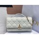 LADY Dior TOP HANDLE CLUTCH Cannage Lambskin High