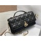 LADY Dior TOP HANDLE CLUTCH Cannage Lambskin High