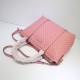 Gucci GUCCISSIMA LEATHER MICRO GG MEDIUM TOTE SHOULDER BAG 449656 Pink High