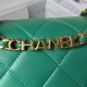 Small Flap Bag Lambskin & Gold-Tone Metal AS3749 Green A