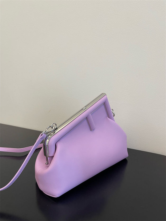 Fendi First Small Leather Bag Purple High