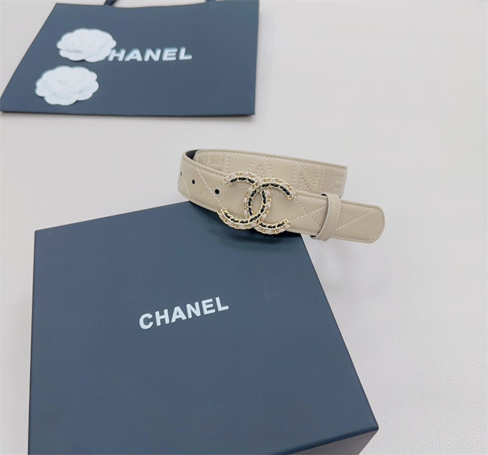 Chanel BELT Lambskin 30MM 12255