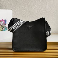 Prada hobo bag Leather 1BC073 Black High