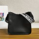 Prada hobo bag Leather 1BC073 Black High