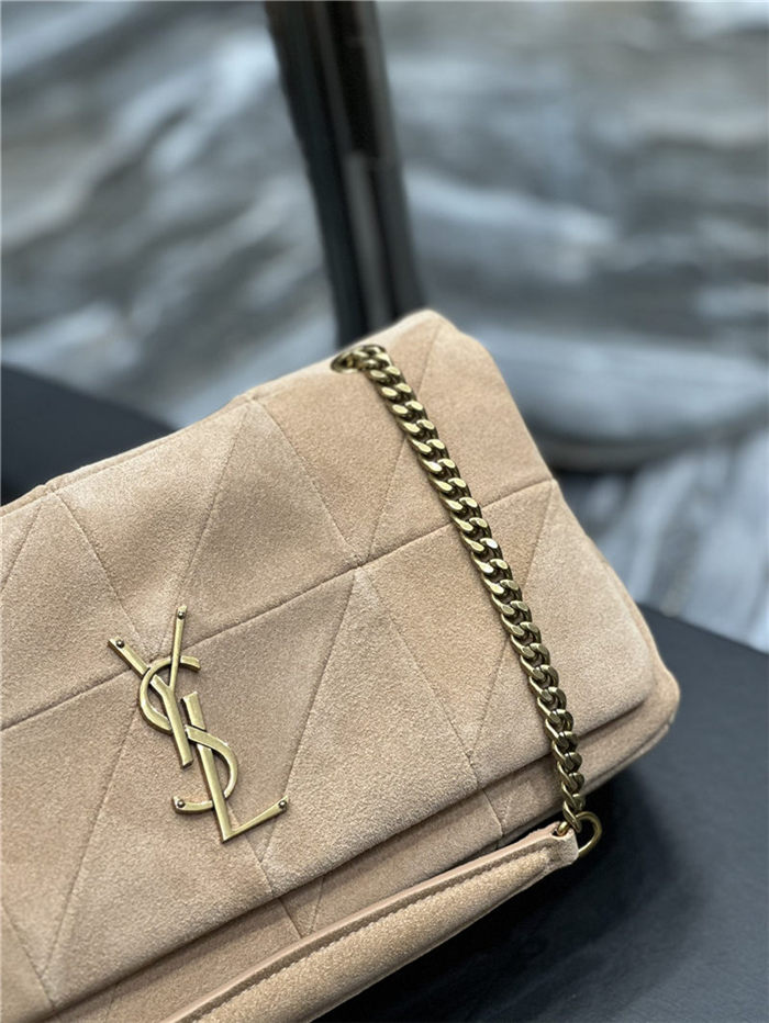 JAMIE MEDIUM CHAIN BAG "CARRÉ RIVE GAUCHE" IN SUEDE High