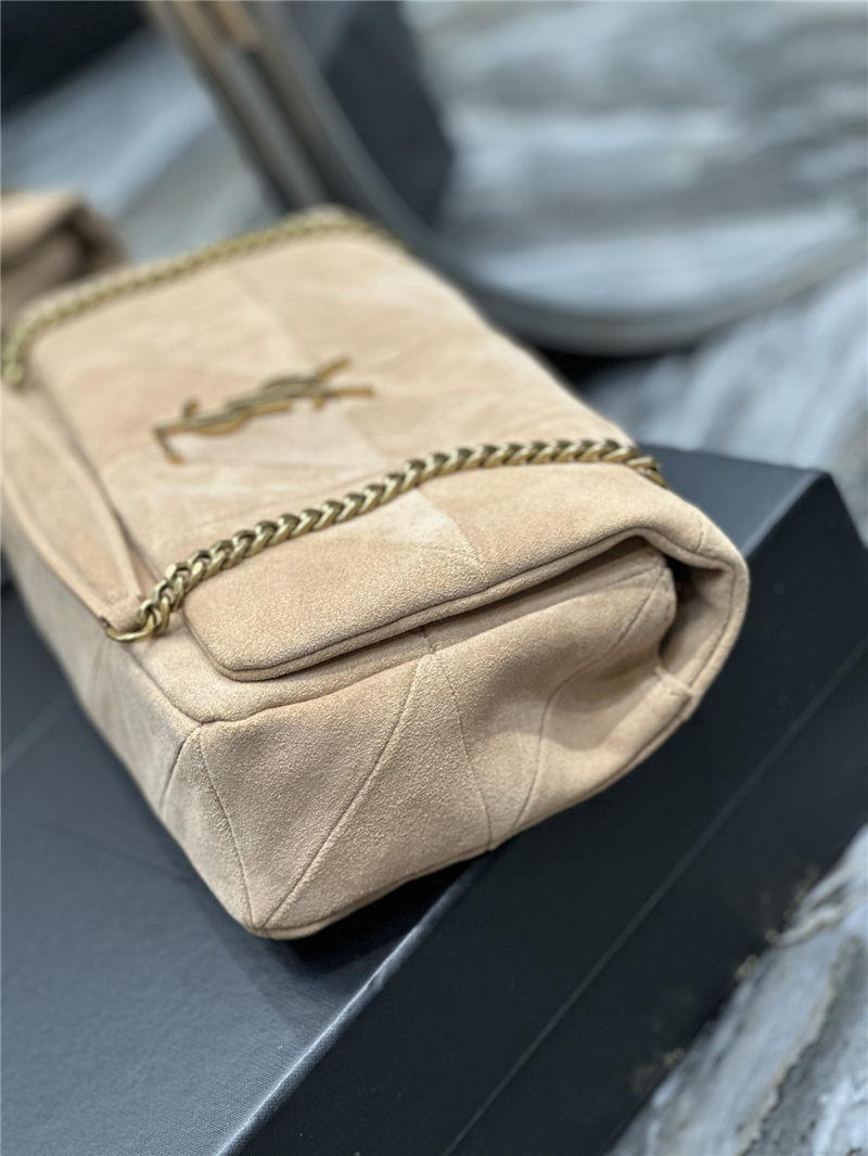 JAMIE MEDIUM CHAIN BAG "CARRÉ RIVE GAUCHE" IN SUEDE High