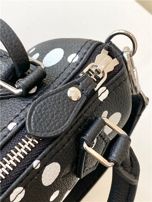 Louis Vuitton Nano Speedy LV x YK Embossed grained Monogram Empreinte cowhide leather with Infinity Dots print M81910 High