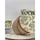 Small LOEWE Luna bag in Anagram jacquard and classic calfskin Pecan High