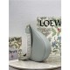 LOEWE Luna bag in in satin calfskin and jacquard Grey High