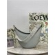 LOEWE Luna bag in in satin calfskin and jacquard Grey High