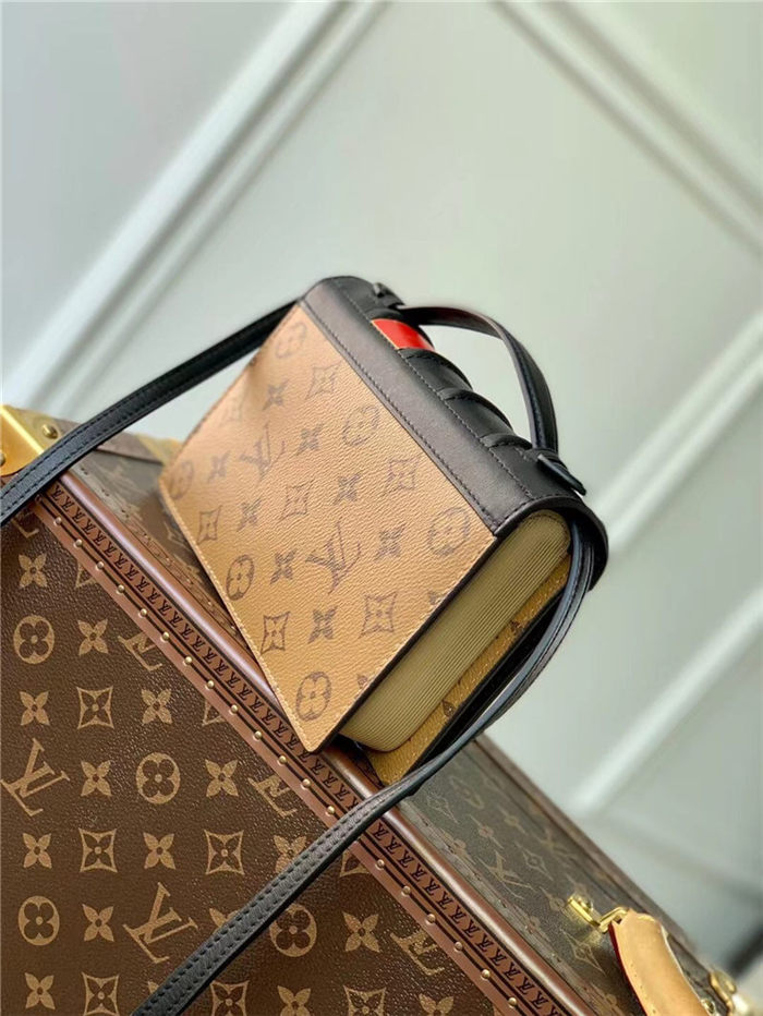 Louis Vuitton BOOK CHAIN WALLET Monogram Reverse coated canvas M81830 High