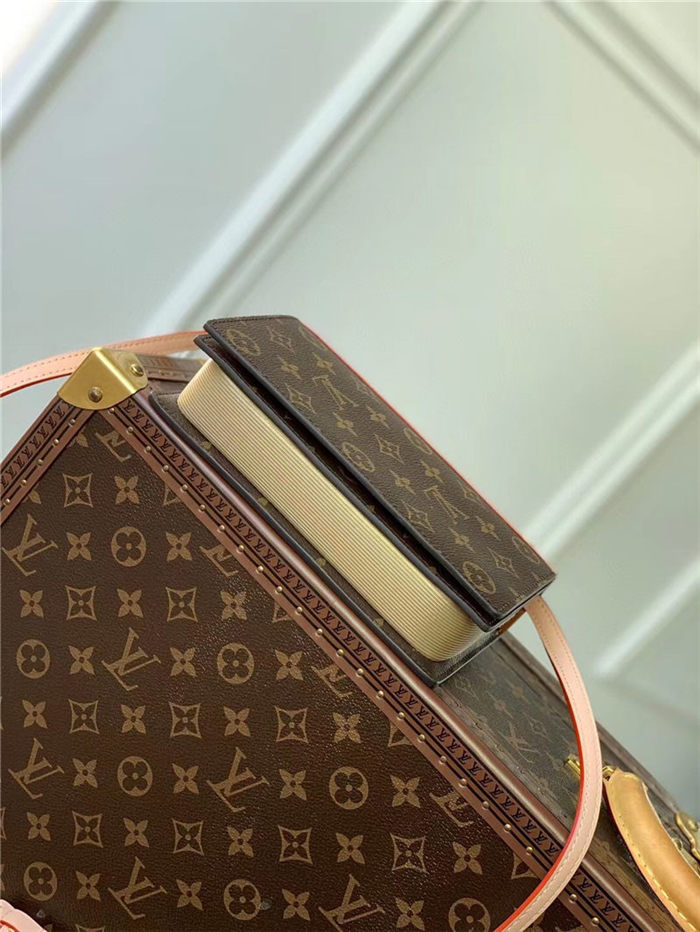 Louis Vuitton BOOK CHAIN WALLET Monogram Reverse coated canvas M81830 High