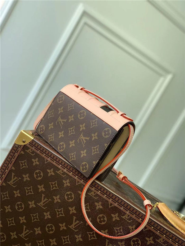 Louis Vuitton BOOK CHAIN WALLET Monogram Reverse coated canvas M81830 High