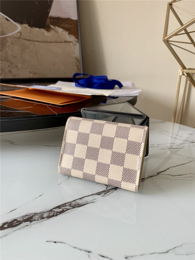 Louis Vuitton ENVELOPPE CARTE DE VISITE Damier Azur M63338 High