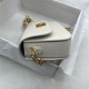 30 MONTAIGNE AVENUE BAG Box Calfskin White High