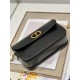 30 MONTAIGNE AVENUE BAG Box Calfskin Black High