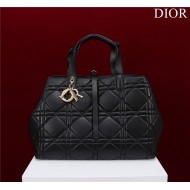 Dior LARGE SHOPPING TOTE Gold-Metal Black High