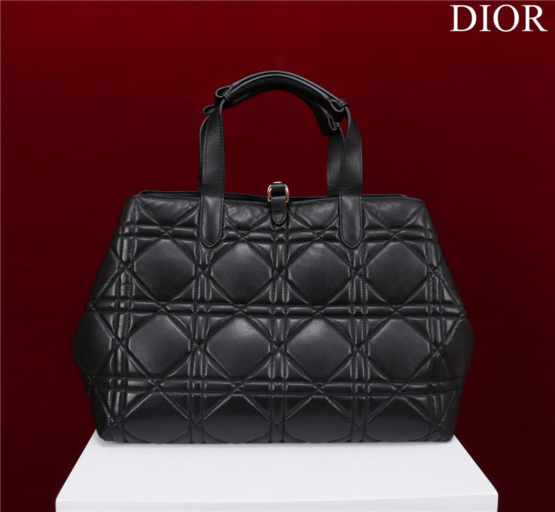 Dior LARGE SHOPPING TOTE Gold-Metal Black High