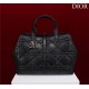 Dior LARGE SHOPPING TOTE Pewter-Metal Black High