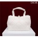 Dior SMALL SHOPPING TOTE Gold-Metal White High