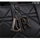 Dior SMALL SHOPPING TOTE Pewter-Metal Black High