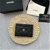 Chanel CLASSIC CARD HOLDER AP0213 Grained Calfskin & Gold-Tone Metal High