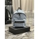 YSL CITY SMALL BACKPACK IN CANVAS, NYLON AND LEATHER High