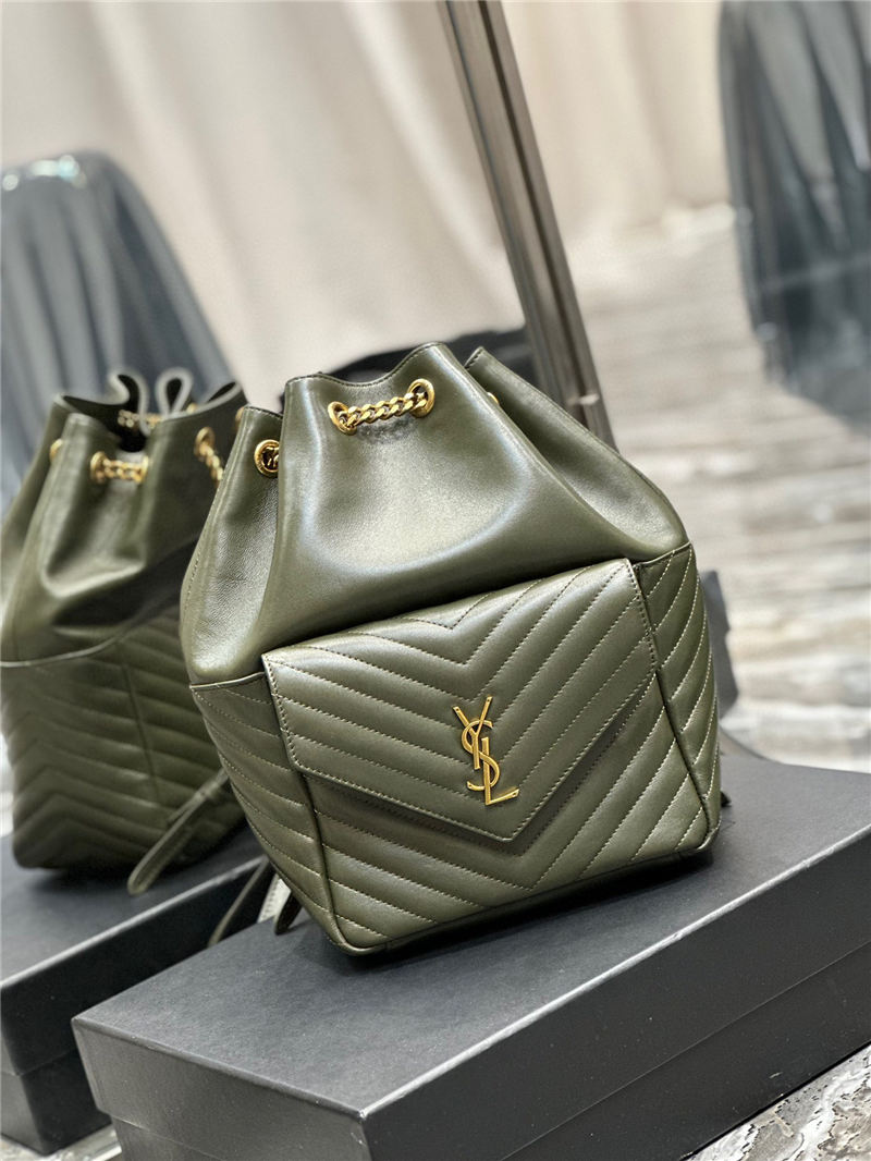 YSL JOE BACKPACK IN Lambskin Green High