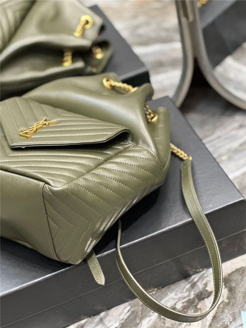 YSL JOE BACKPACK IN Lambskin Green High