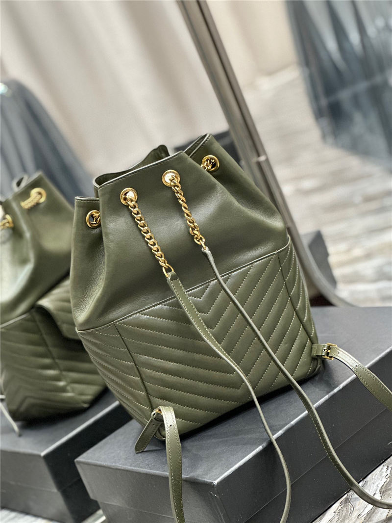 YSL JOE BACKPACK IN Lambskin Green High