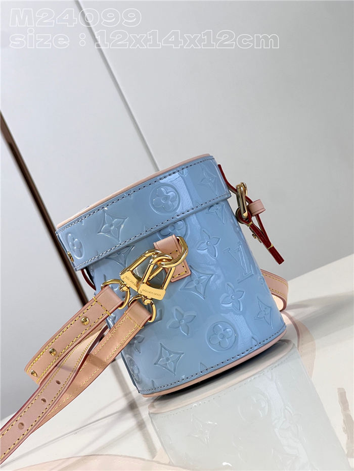 Louis Vuitton Astor Bag Monogram Vernis embossed cowhide leather M24099 Blue High