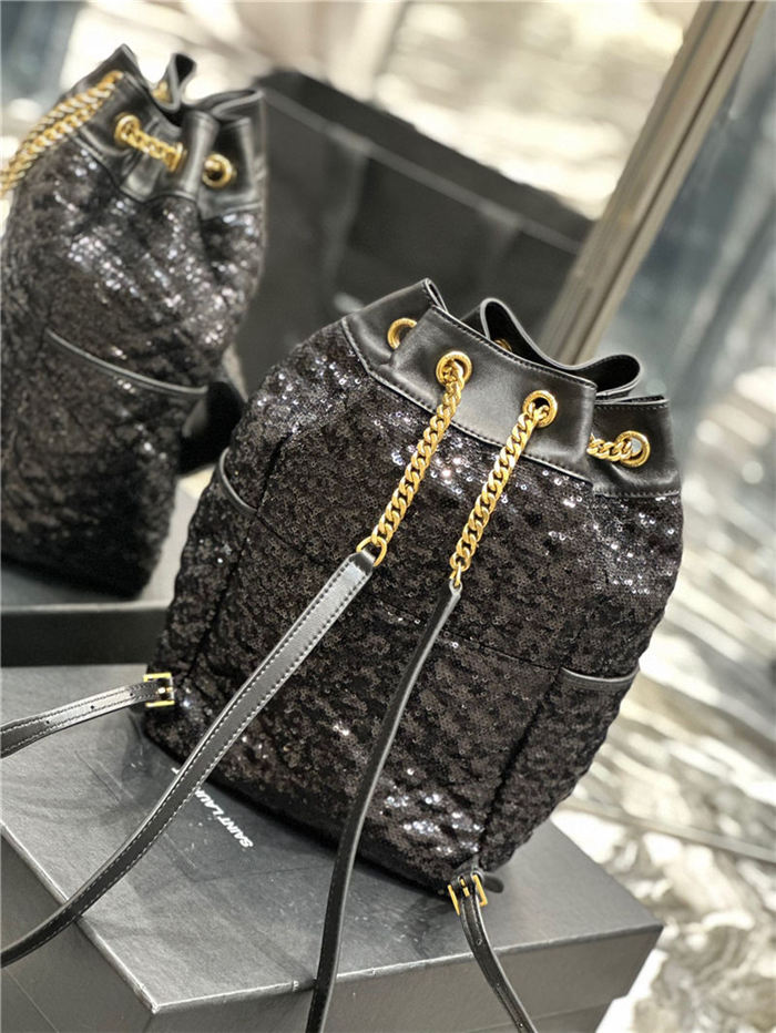 YSL JOE BACKPACK IN Sequins and Leather High