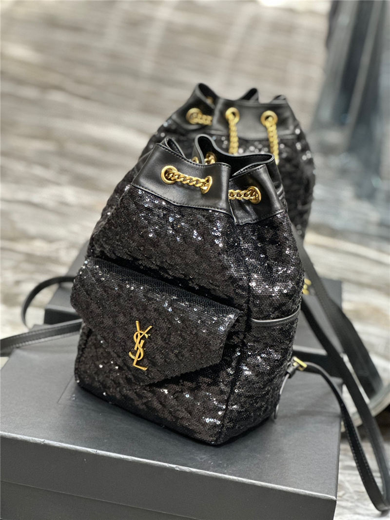 YSL JOE BACKPACK IN Sequins and Leather High