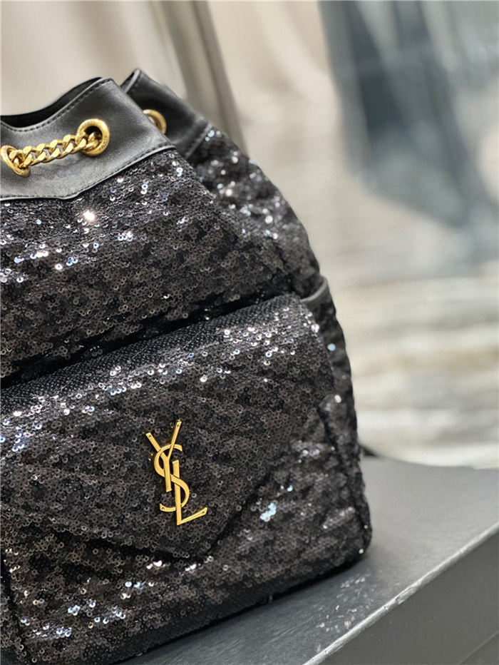 YSL JOE BACKPACK IN Sequins and Leather High