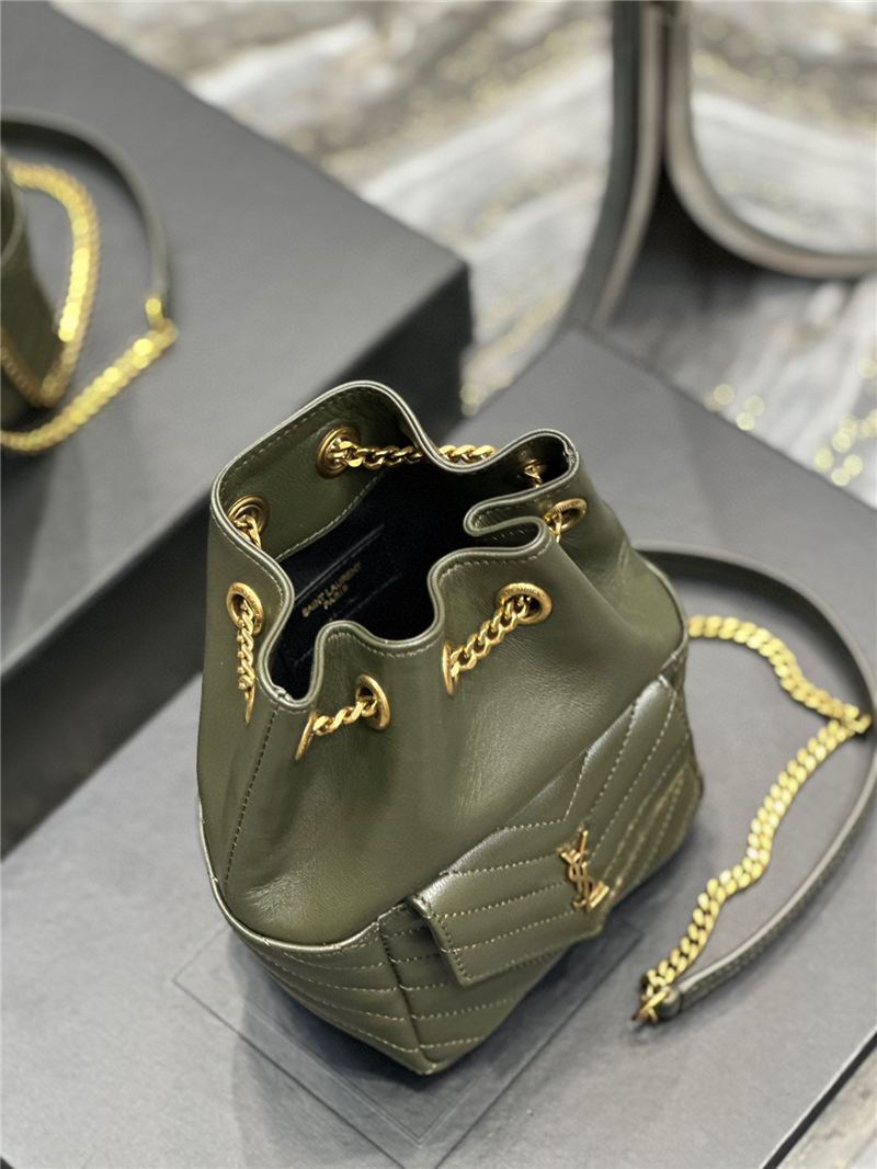 YSL JOE MINI BACKPACK IN Lambskin Green High